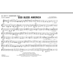 God Bless America - 3rd Bb Cornet