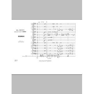 Joshua - Conductor Score (Full Score)