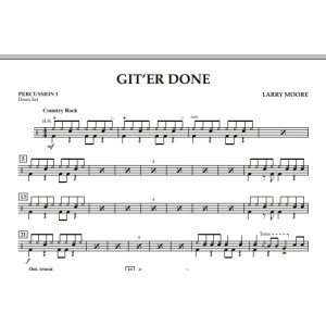 Git'er Done - Percussion 1