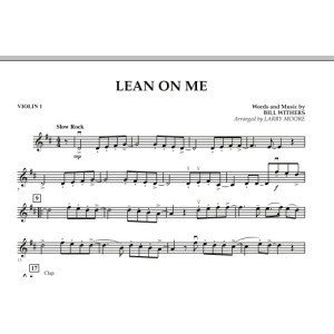 Lean On Me - Violin 1