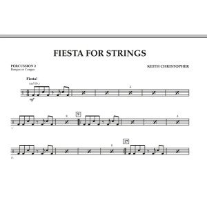 Fiesta for Strings - Percussion 2