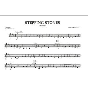 Stepping Stones - Violin 3 (Viola Treble Clef)