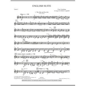 English Suite - Violin 2