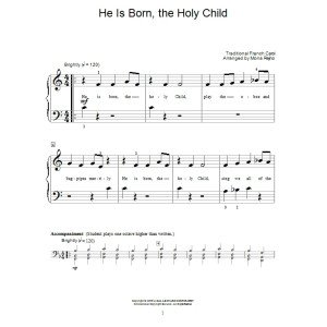 He Is Born, The Holy Child (Il Est Ne, Le Divin Enfant)