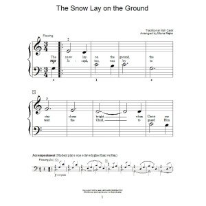 The Snow Lay On The Ground