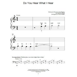 Do You Hear What I Hear (arr. Phillip Keveren)