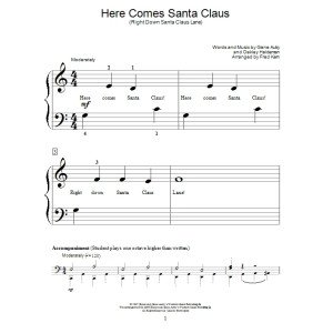 Here Comes Santa Claus (Right Down Santa Claus Lane)