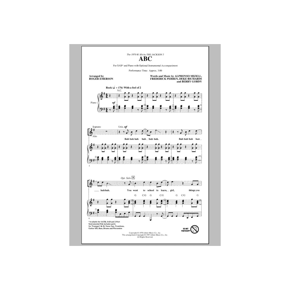 ABC (arr. Roger Emerson)
