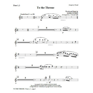 To The Throne - Flute 1 & 2