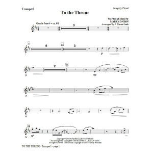To The Throne - Trumpet 1