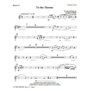 To The Throne - Horn 1 & 2