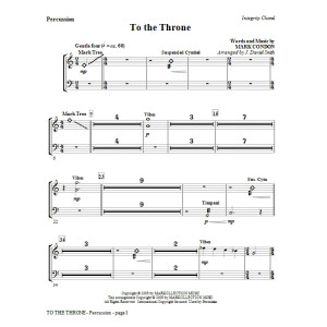 To The Throne - Percussion