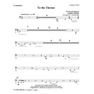 To The Throne - Trombone 3