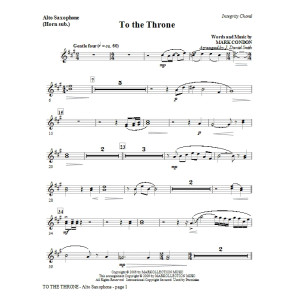 To The Throne - Tenor Sax (Trombone 2 sub.)