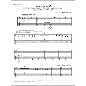 Carols, Rejoice! (Medley) - Percussion