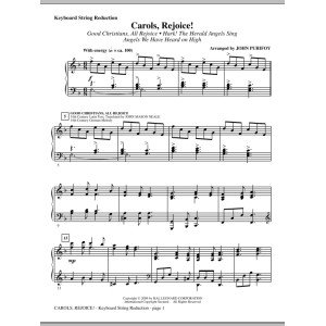 Carols, Rejoice! (Medley) - Keyboard String Reduction