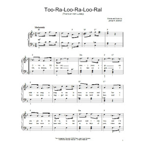 Too-Ra-Loo-Ra-Loo-Ral (That's An Irish Lullaby)