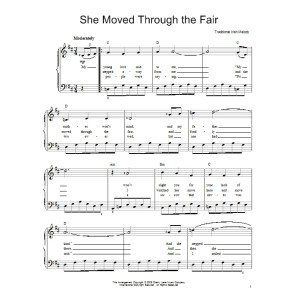 She Moved Thro' The Fair (She Moved Through The Fair)