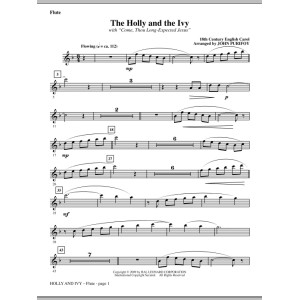 Holly And Ivy - Flute