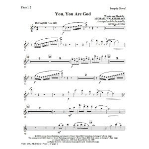 You, You Are God - Flute 1 & 2