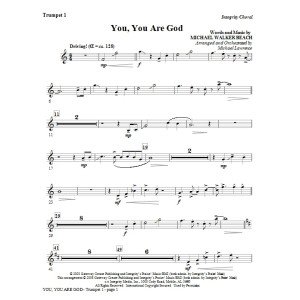 You, You Are God - Trompete 1