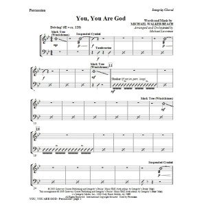 You, You Are God - Percussion