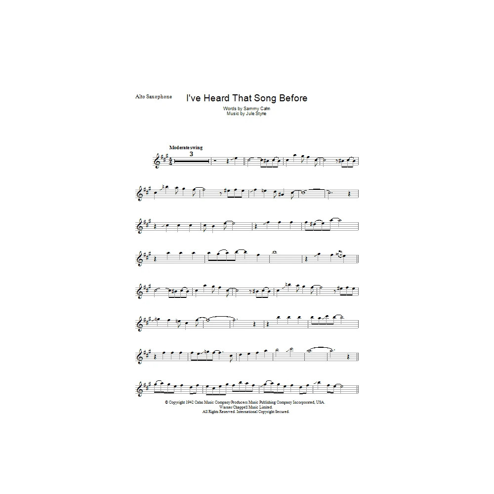 I've Heard That Song Before