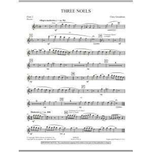 Three Noels - Flute 2