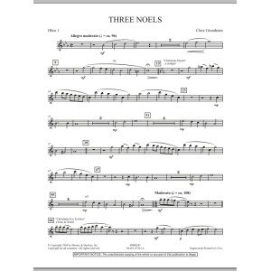 Three Noels - Oboe 1
