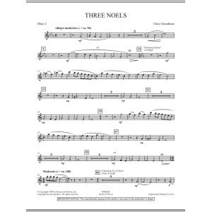 Three Noels - Oboe 2