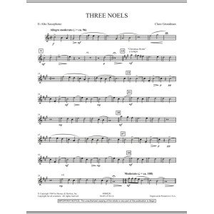 Three Noels - Eb-Altsaxophon