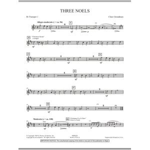 Three Noels - Bb Trompete 1