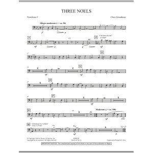 Three Noels - Posaune 2