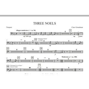 Three Noels - Timpani