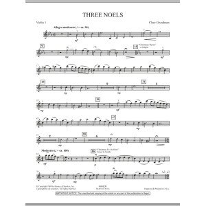 Three Noels - Violin 1