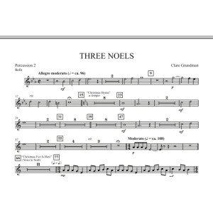 Three Noels - Percussion 2