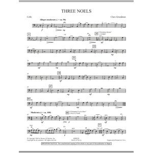 Three Noels - Cello