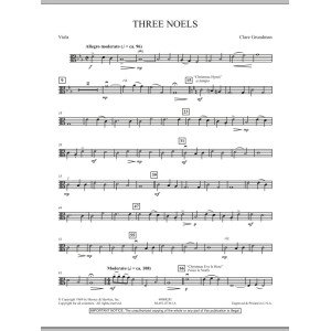 Three Noels - Viola