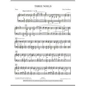 Three Noels - Piano