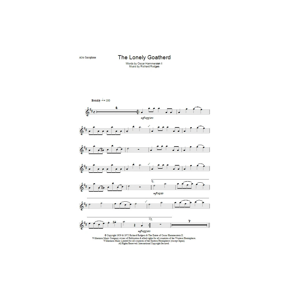 The Lonely Goatherd (from The Sound of Music)