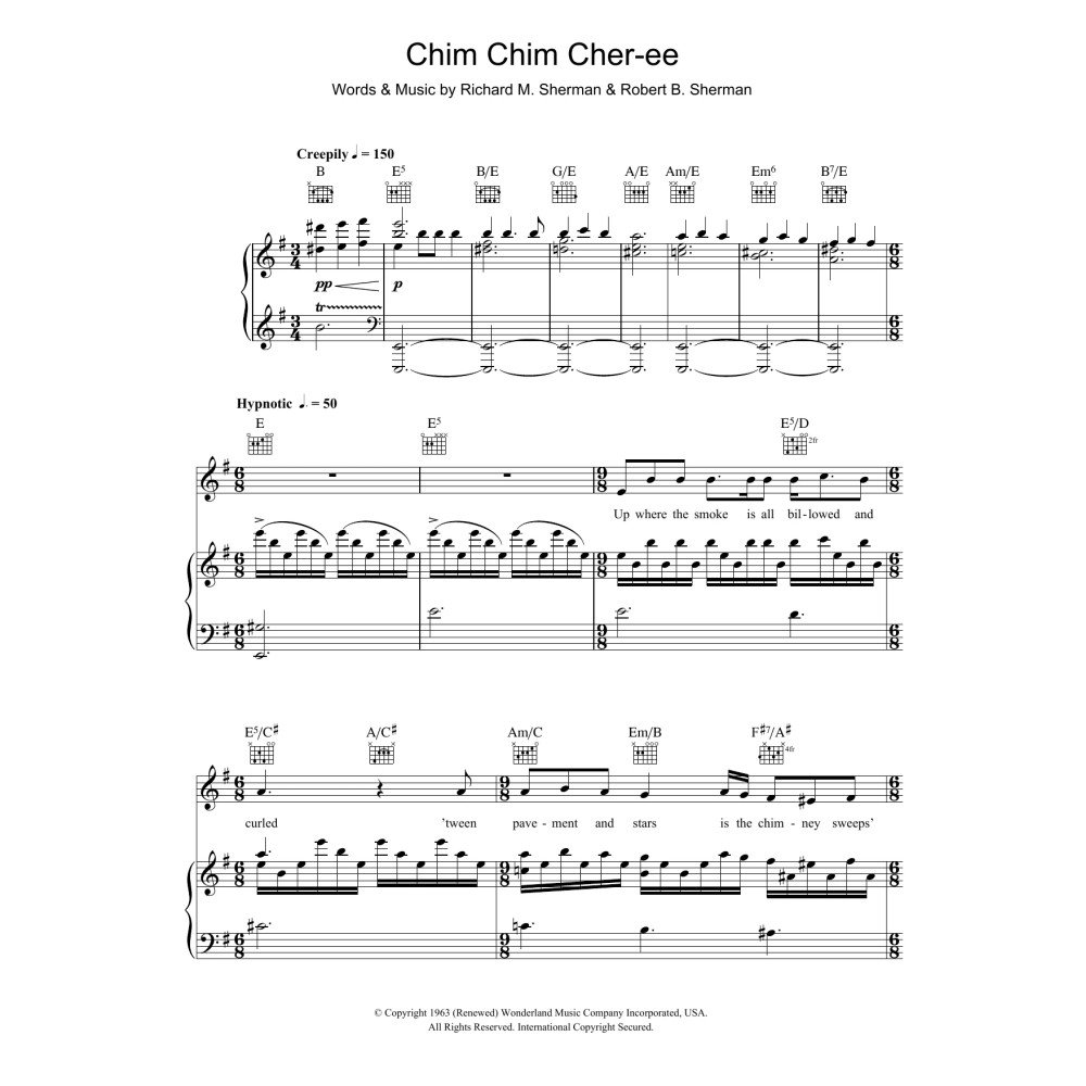 Chim Chim Cher-ee (aus Mary Poppins)