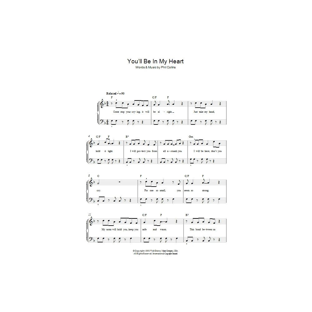 You'll Be In My Heart (from Tarzan)