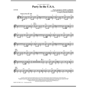 Party In The USA (arr. Roger Emerson) - Gitarre