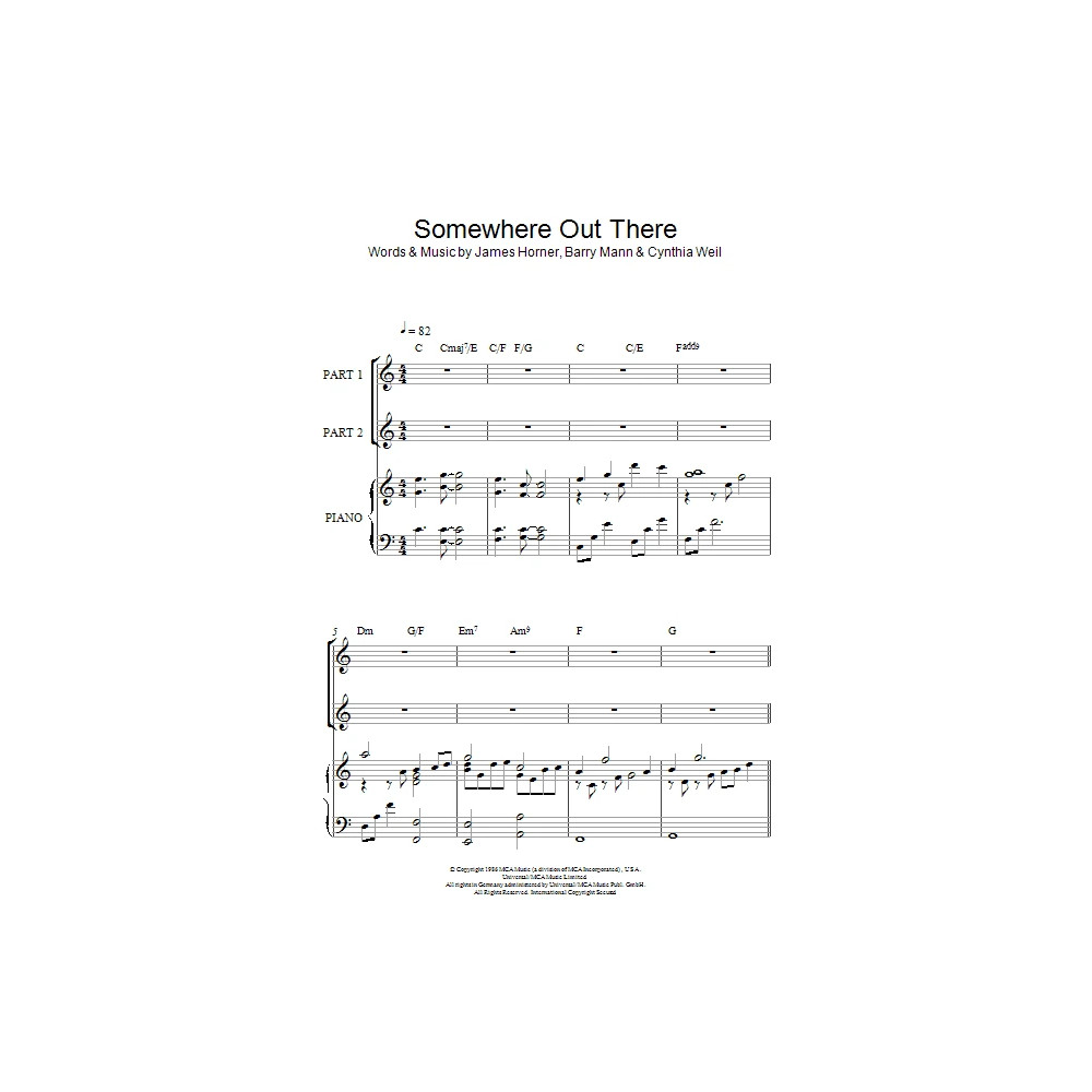 Somewhere Out There (arr. Rick Hein)