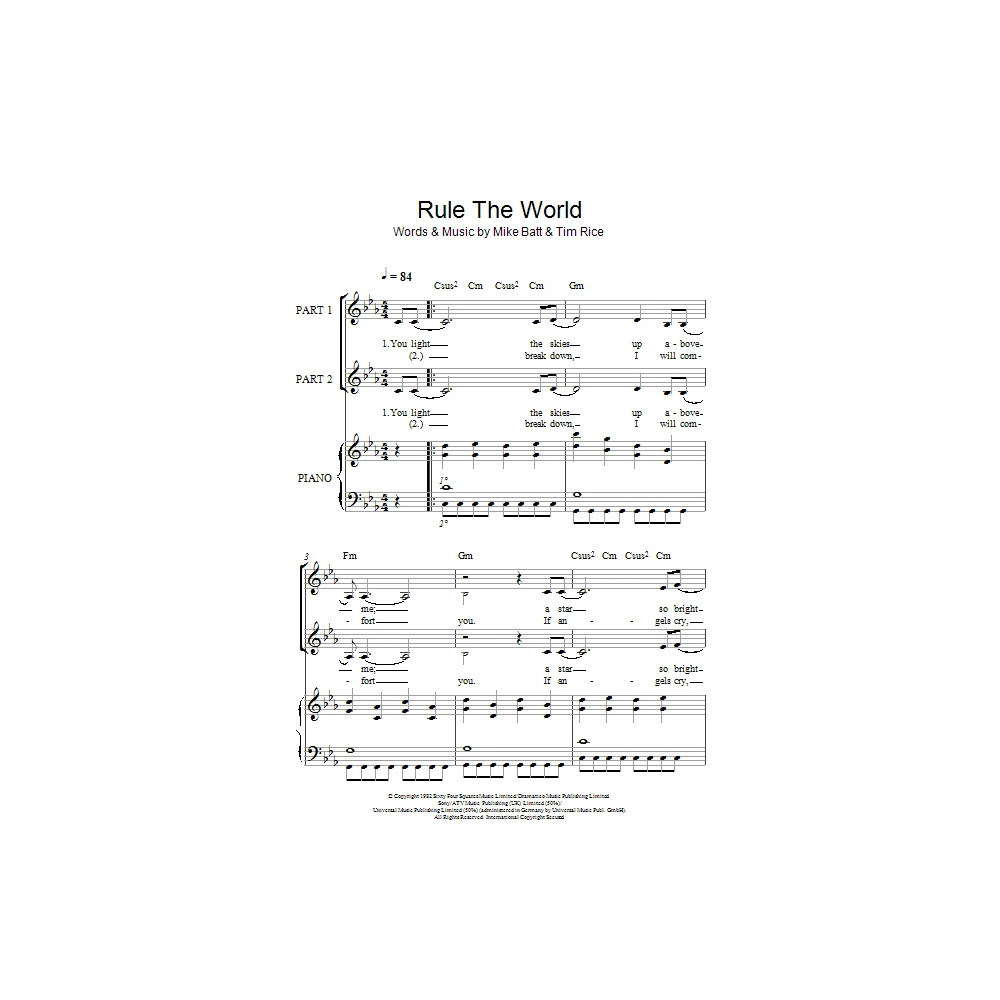 Rule The World (arr. Rick Hein)
