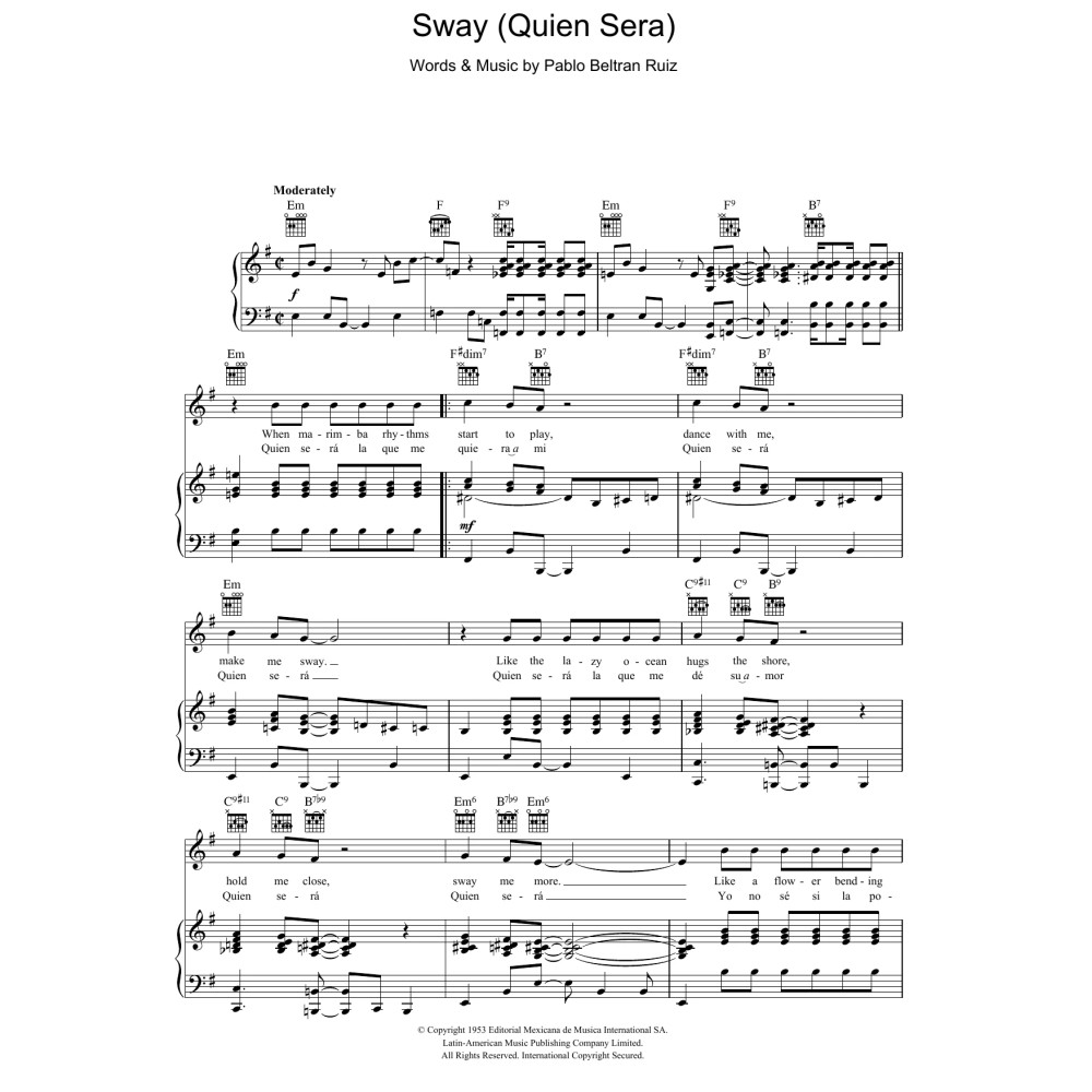Sway (Quien Sera)
