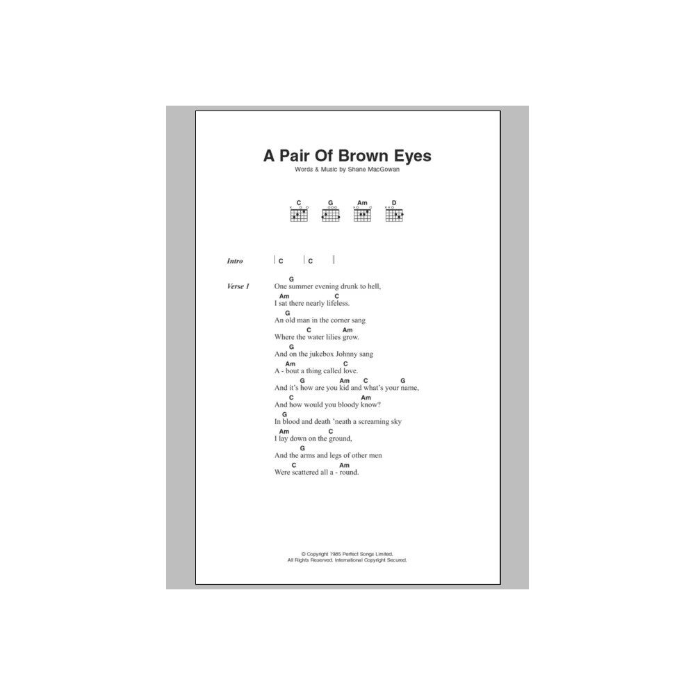 A Pair Of Brown Eyes