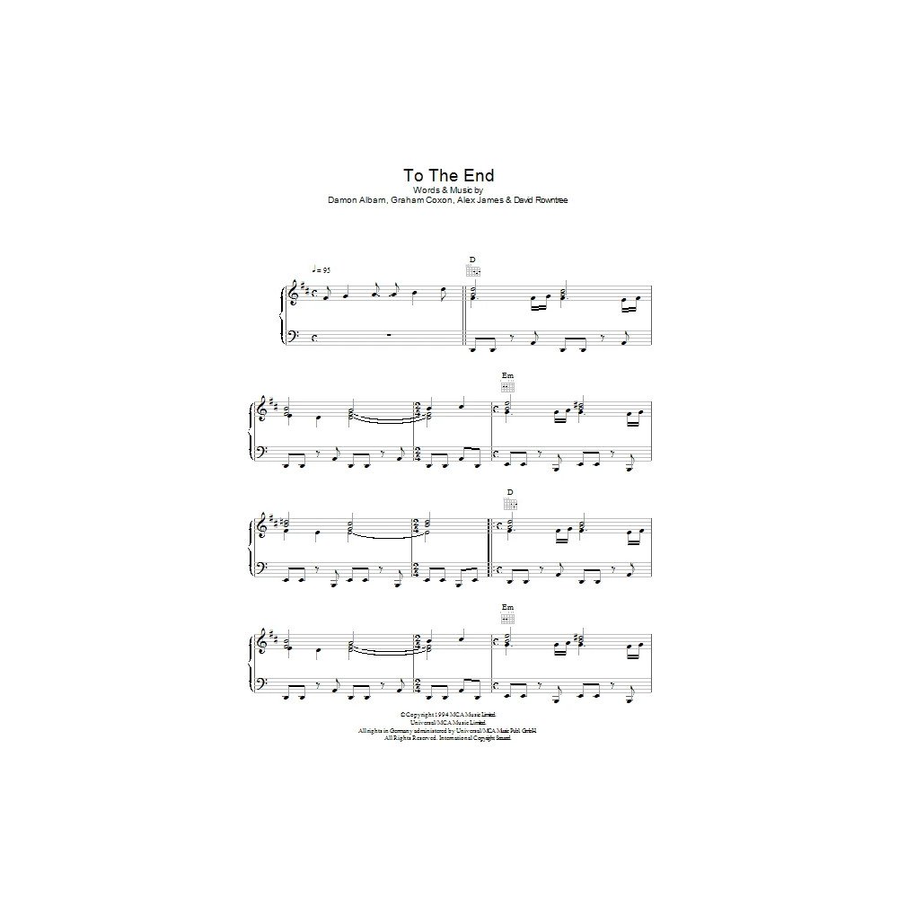To The End