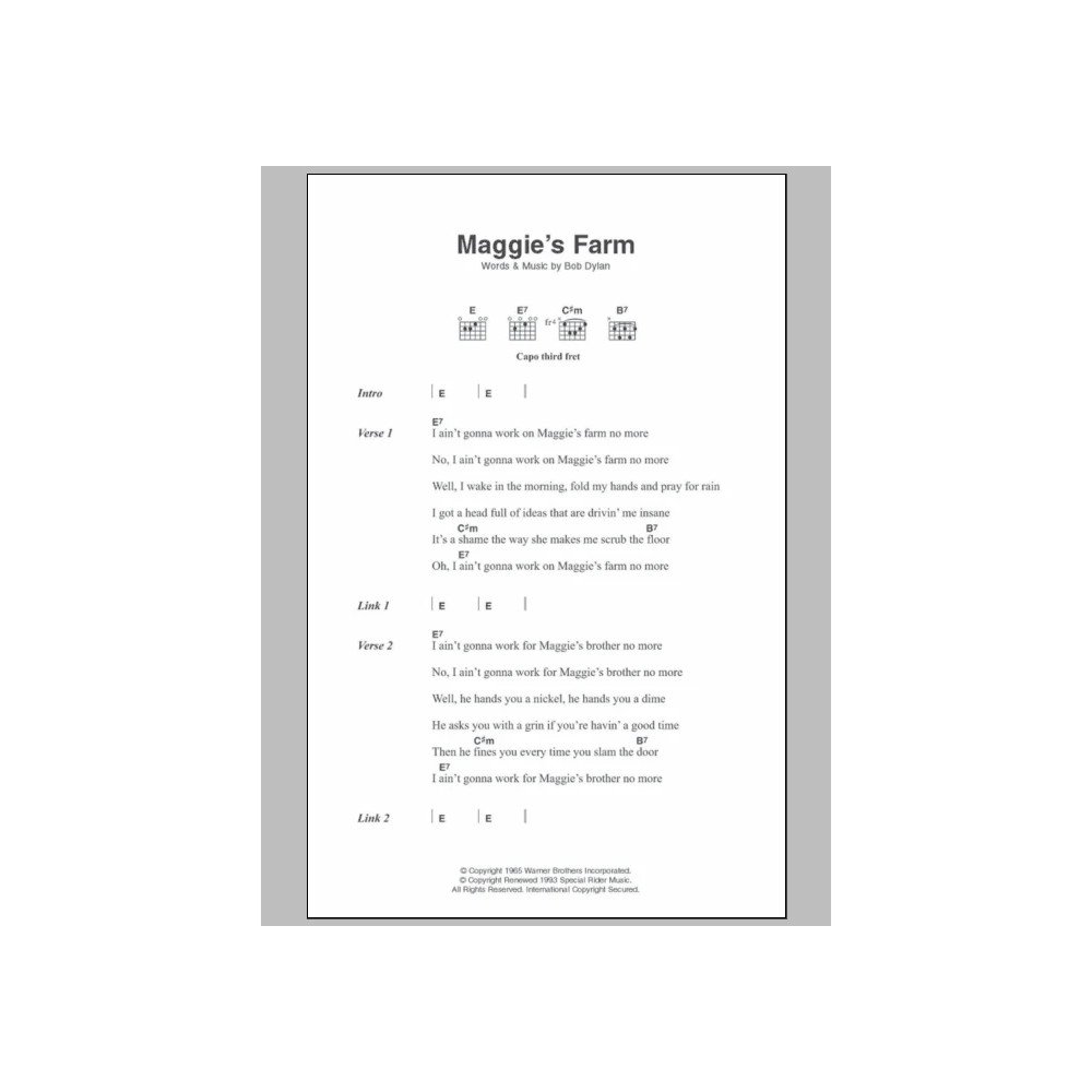 Maggie's Farm