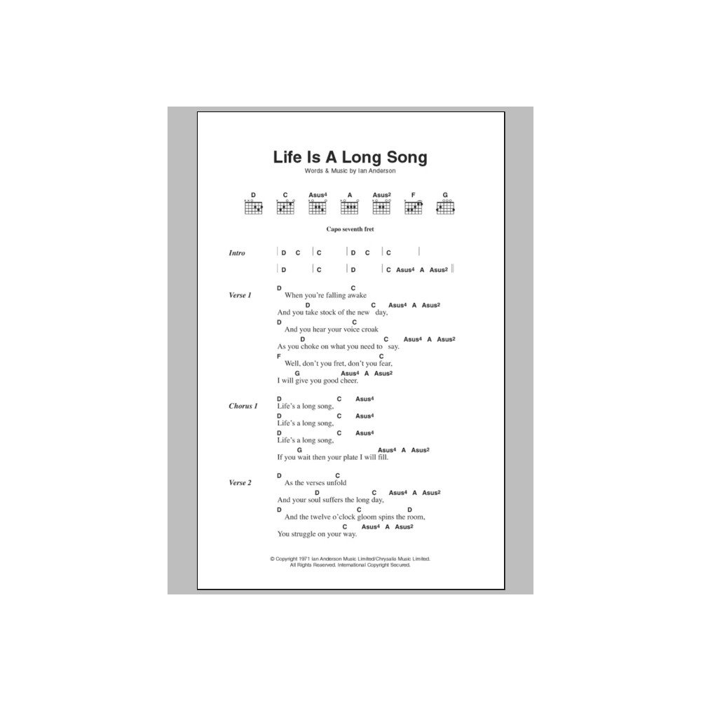 Life Is A Long Song
